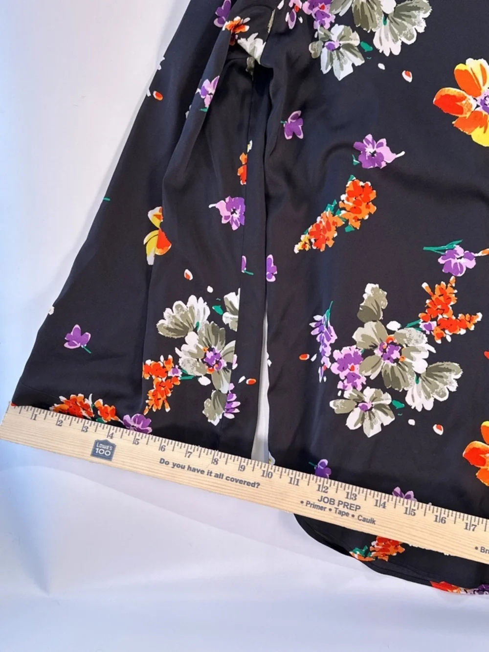 Savage X Fenty Women Night Blooms Satin Sleep Shirt Floral Medium
